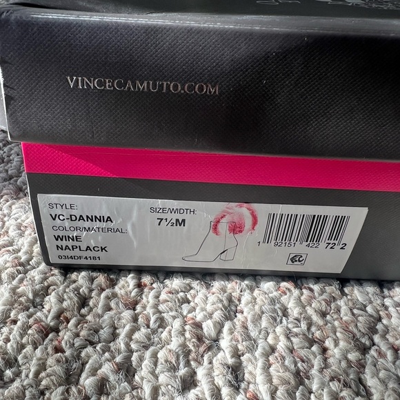 Vince Camuto Burgundy/ Wine Leather Boots - Picture 7 of 10